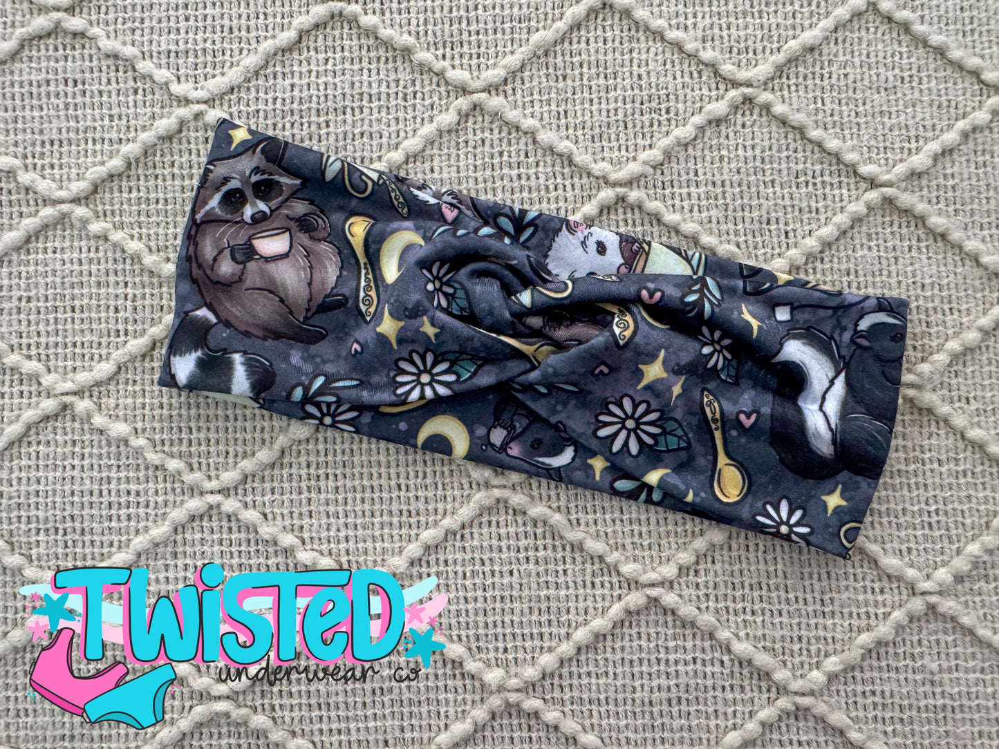 ADULT TWISTED HEADBAND - Trashy Tea