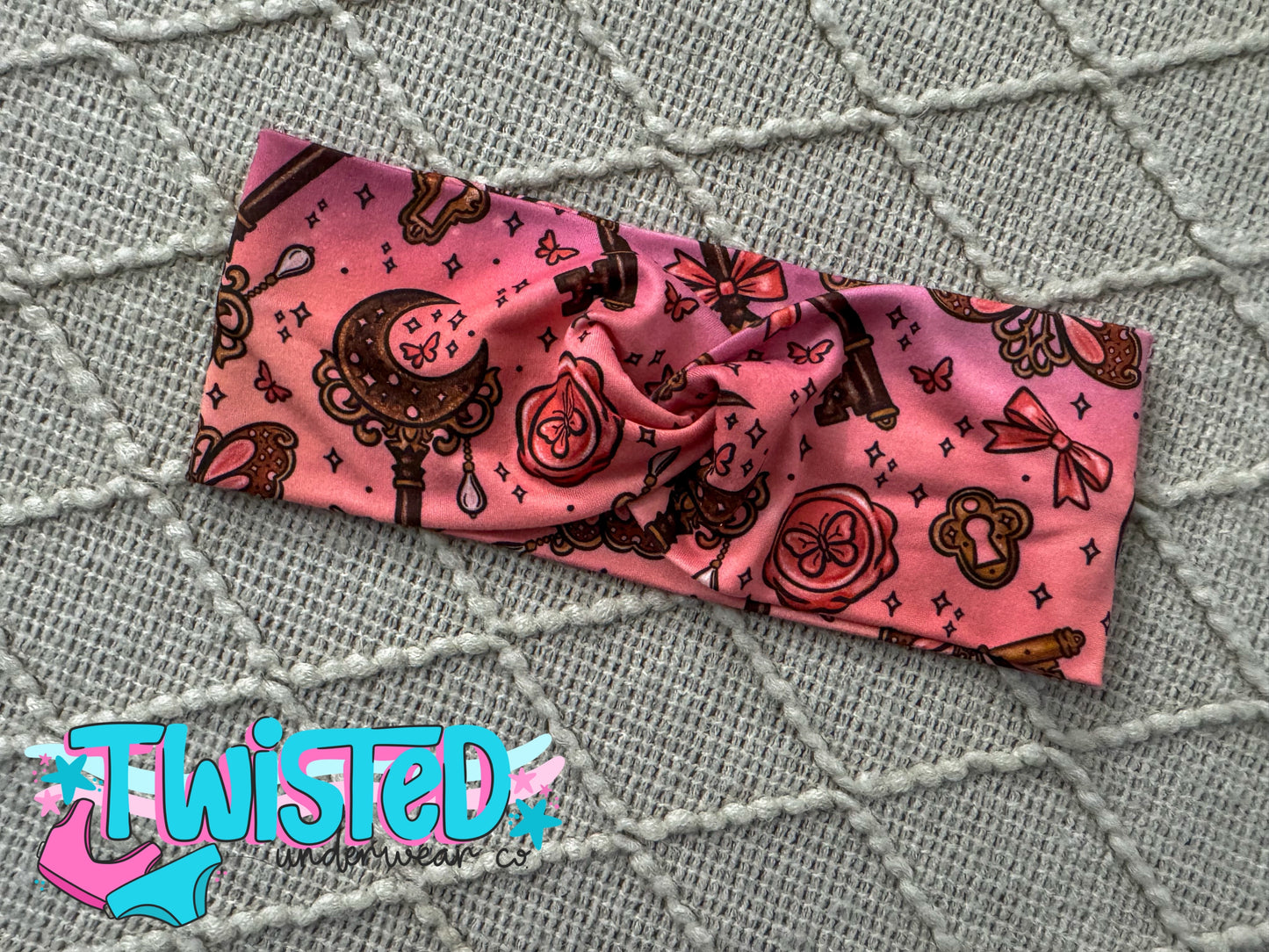 ADULT TWISTED HEADBAND - PRETTY KEY