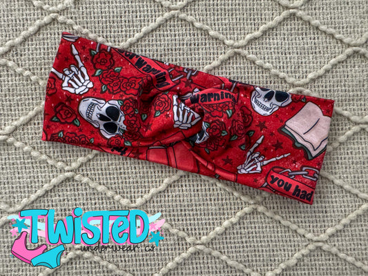 ADULT TWISTED HEADBAND - Trigger Warnings