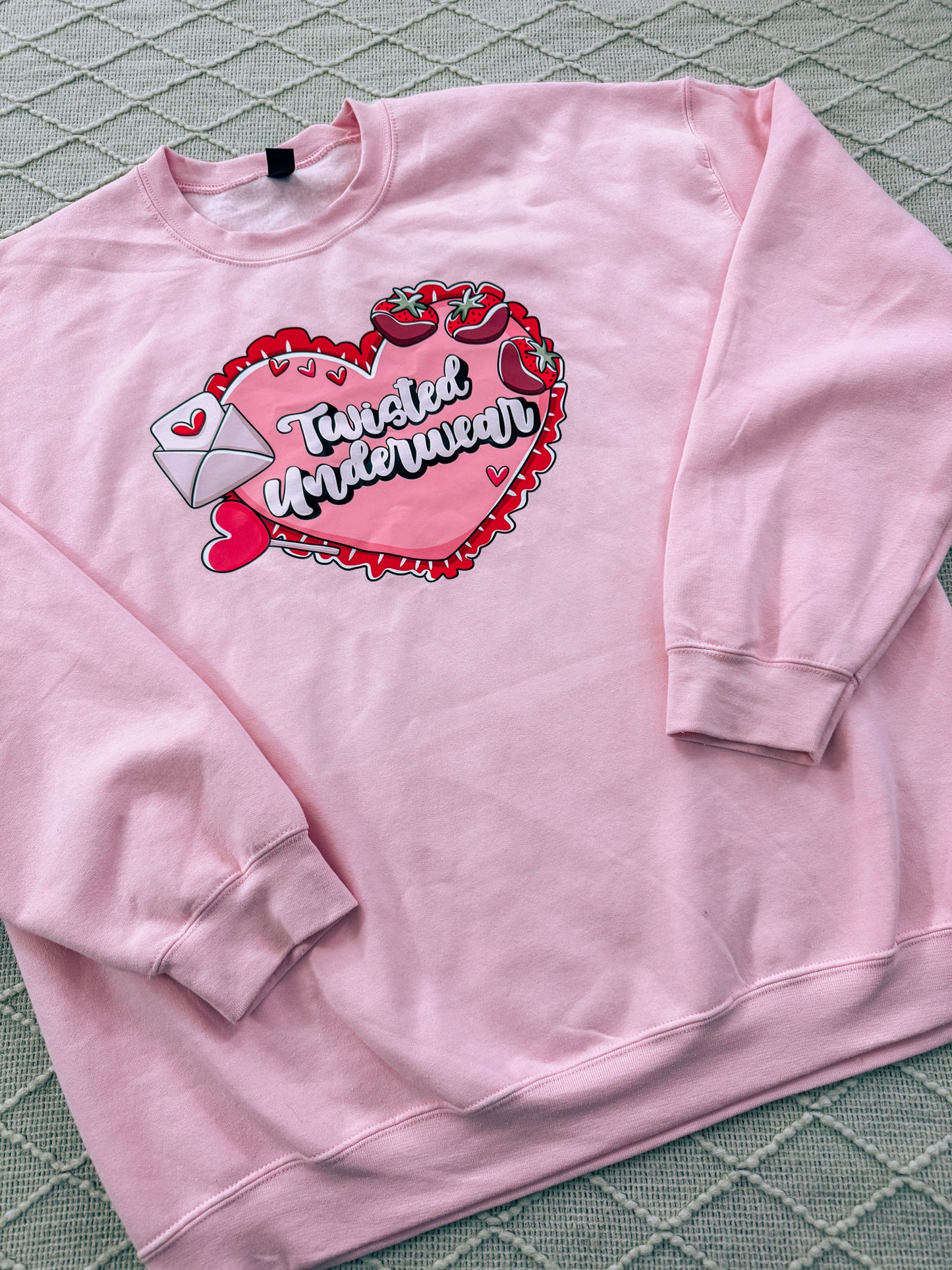 Valentines Twisted Logo Crewneck Sweatshirt