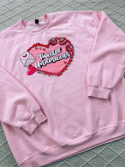 Valentines Twisted Logo Crewneck Sweatshirt